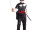 WIDMANN. Costume Vestito Carnevale Zorro El Bandito per 5 6 7 8 9 10 11 12 13 Anni (8-10 A...