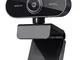 Webcam con Microfono, Fotocamera in Streaming 1080P Full HD per PC/Mac/Laptop, Plug And Pl...