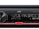 JVC KD-X141 Autoradio Digitale Compatibile con Android, Rosso