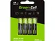 Green Cell 2600mAh 1.2V confezione da 4 Pile Ricaricabili Stilo AA precaricate NiMH alta c...
