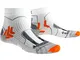 X-Socks Marathon Energy Socks, Calzini da Corsa Unisex-Adulto, Arctic White/Pearl Grey, 42...
