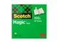 Scotch Magic Type, Nastro Adesivo 3M, Trasparente Inscrivibile, 1 Pezzo, Finitura Opaca, I...