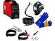 Stamos Germany Saldatrice TIG Set con Maschera da Saldatore METALATOR e Guanti Protettivi...