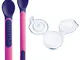 Mam Heat Sensitive Spoons & Cover, Posate Svezzamento Che Cambiano Colore con Il Calore, R...