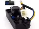 Stoneder regolatore di tensione monofase AVR per generatore a benzina e a gas, 2 kW, 2,2 k...