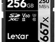 Lexar Professional 1667x Scheda di memoria SDXC 256 GB, UHS-II, Fino a 250 MB/s di lettura...