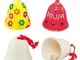 Campanelle in Ceramica da Personalizzare Baker Ross EF420 (confezione da 4)- Creativi arti...