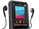 Lettore MP3, 16 GB lettore MP3 Bluetooth con schermo LCD da 2,4", sportivo cuffie/radio FM...