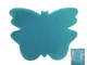 COOLMP - Set di 12 coriandoli da palcoscenico, motivo: farfalla, 1 kg, colore: Azzurro