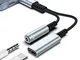 Adattatore per cuffie USB C e ricarica,2 in 1 da USB C jack da 3.5mm e supporta la ricaric...