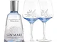 Gin Mare Mediterranean Gin 42,7% - 700ml in Giftbox with 2 glasses
