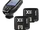 Godox Xpro-N 2.4G X System Telecomando Flash Wireless + 2 Ricevitori Godox X1R-N per Nikon...
