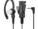 COODIO 1-Pin Motorola C-Shell Cuffia [Microfono/PTT/VOX Combinazione] Auricolare [Altoparl...