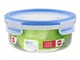 Emsa 508552 rotonda contenitore di alimento con coperchio, 0.85 litri, trasparente / blu,...