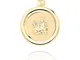 GioiaPura Charm medaglia da Donna Collezione Oro 750. Gioiello Realizzato in Oro 750 (18 c...