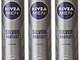 Nivea Men – Silver Protect 48H – Deodorante Spray – 200 ml – [Confezione da 3]