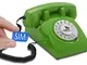 Telefono vintage cellulare / cellulare da tavolo - Opis 60s mobile verde