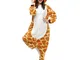 BGOKTA Pigiama Animali Donna Cosplay Costumi Adulto Interi Pigiama Costume Giraffa Festiva...