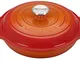 Le Creuset Tegame basso Evolution in ghisa vetrificata, Rotondo, diameter 26 cm, Arancione...