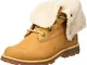 Timberland 6 In WP Shearling Boot, Stivaletti, Unisex - bambino, Marrone (Wheat), 38 EU