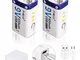 Batteria ricaricabile PALO 2 batterie ricaricabili agli ioni di litio USB 9V 650mAh con ca...