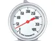 Oven Thermometer,Termometro per Forno con Gancio Puntatore Rosso,Termometro da Forno in Ac...