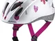 Alpina casco per bambini Ximo, Bambini, XIMO, Bianco - White Hearts, 45-49