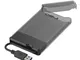 USB 3.1 Case Esterno per Disco Rigido 2.5" – ElecGear 2.5 pollici SATA SSD e HDD Hard Driv...