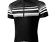 Altura Airstream, Maglia a Maniche Corte Uomo, Nero/Bianco, L