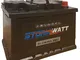 Stormwatt batteria avviamento per auto 120ah spunto 750a pronta all uso