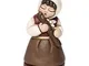 THUN® - Donna con Flauto - Versione Rossa - Statuine Presepe Classico - Ceramica - I Class...