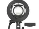 Neewer S2 Staffa Tipo S per Flash con Attacco Bowens, Adatta a Neewer 750II NW670 Godox V1...