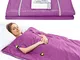 S SMAUTOP Sauna Coperta 2 Zone Oxford Digitale Coperta Vapore a Infrarossi Sauna Riscaldam...