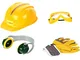 Theo Klein 8537 Bosch Accessories Set I Work Gloves, Safety Goggles, Ear Protectors And He...
