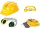 Theo Klein 8537 Set di accessori Bosch | Guanti, occhiali da lavoro, protezione per le ore...