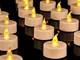 OSHINE Candele a LED, portò candele flickering flameless candele，200 Ore Lunga Durata del...