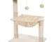 FEANDREA Tiragraffi Gatto Albero Tira Graffi Gioco Giacattolo Gatti in Sisal Naturale PCT8...