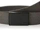 Vans Deppster II Web Belt Cintura, Grigio (Charcoal Heather Chh), One Size Uomo