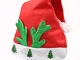 Buonissimo Cappello Natale Cappello da Babbo Santa Classico Christmas Decorazione Regalo p...