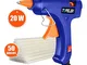 [50-Pezzi-Stick] Pistola Colla a Caldo,TOPELEK Mini Pistola a Caldo con 50 Pezzi Stick di...