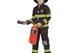 Costume Bambino Pompiere Taglia 128 cm / 5-7 Anni
