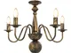 vidaXL Candelabro 5 Lampadine E14 Anticato Lampada da Soffitto a Sospensione Luce Pendente...