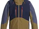 Quiksilver Mission Plus - Giacca termica da uomo, taglia L, colore: oliva militare