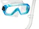 Cressi Sirena & Gringo Combo Set Maschera Sirena con Snorkel Gringo, Unisex – Adulto, Tras...