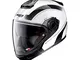 NOLAN CASCO N40-5 GT RESOLUTE N-COM METAL WHITE L