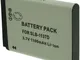 Pacco Batteria per Fotocamere digitali Samsung SLB-1137D, 3,7 V, 1100 mAh
