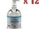 12 PZ DETERGENTE GEL IGIENIZZANTE MANI 500 ML CON DOSATORE KROLL AURADERM 4506