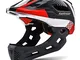 EASTINEAR Casco Bicicletta Bambini Casco Bici Integrale per Gioventù per BMX 3-8 Anni Casc...