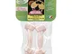 Ferplast GOODBITE NATURAL S gioco osso per l'igiene orale, gusto prosciutto, cane medio-pi...