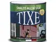 TIXE 604.1508 Smalto Rosso Opaco all'Acqua, Nero Brillante, 500 ML